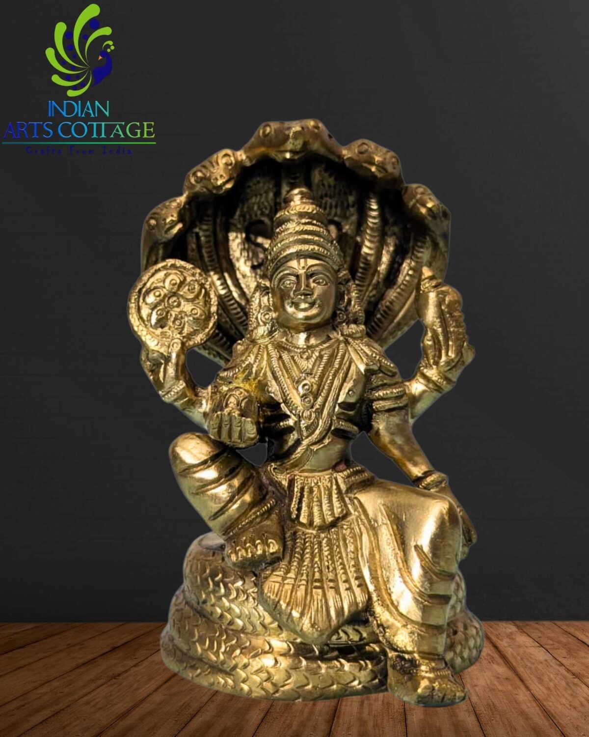 Sree Poornathreyeesa Idol Bronze 6 In - Image 1