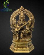 Saraswathi Idol Brass 9.5 In