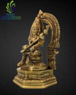 Saraswathi Idol Brass 9.5 In - Image 6