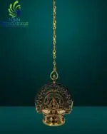 Gaja Lakshmi Hanging Vilakku(Lamp) 9 In - Image 3