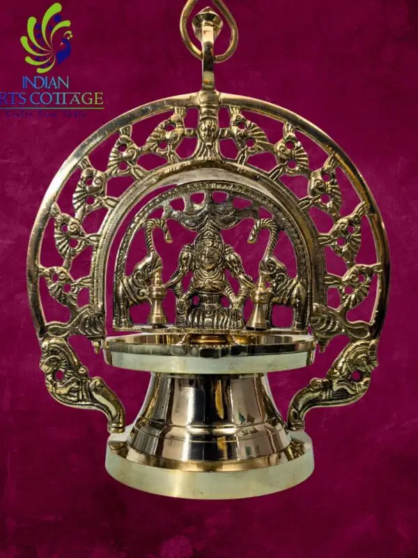 Gaja Lakshmi Hanging Vilakku(Lamp) 12 In