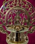 Gaja Lakshmi Hanging Vilakku(Lamp) 12 In - Image 4